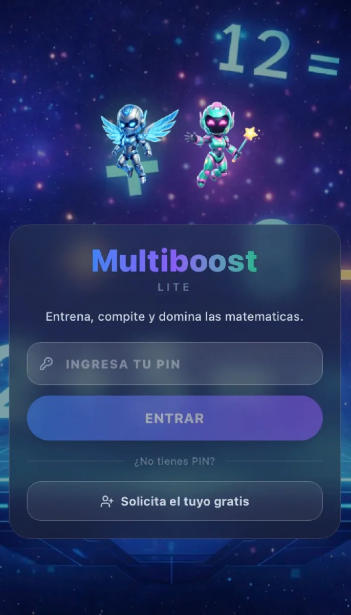 PWA MultiBoost Lite versión alumno - plataforma de aprendizaje interactiva